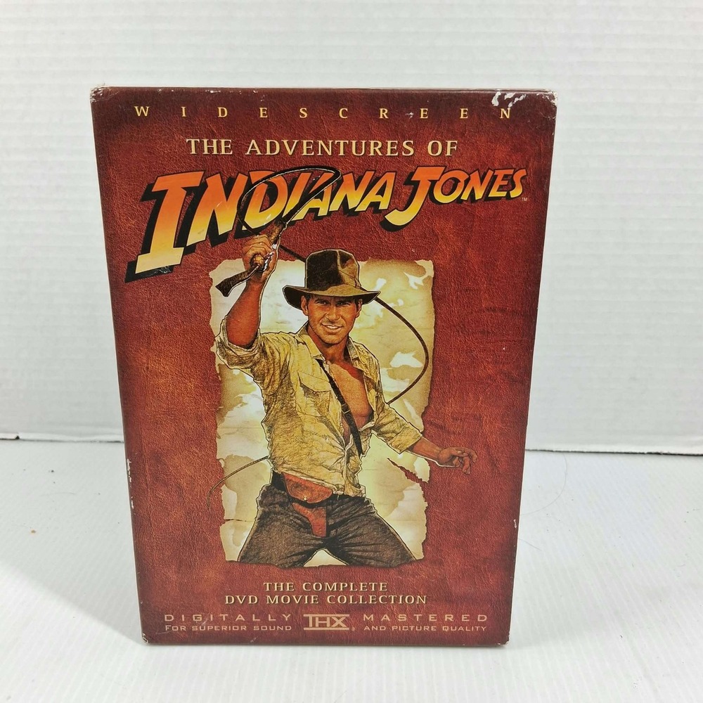 Adventures of Indiana Jones The Complete DVD Movie Collection Widescreen 4-Disc